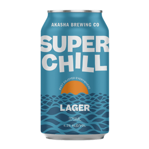 Akasha Super Chill Lager 375ml Can