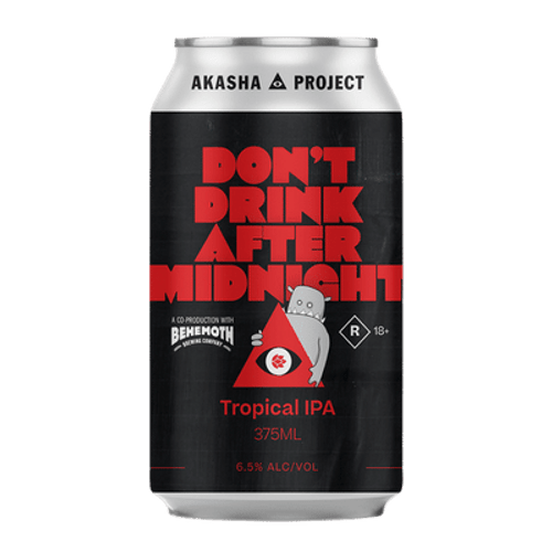 Akasha x Behemoth Don't Drink After Midnight Tropical IPA 375ml Can