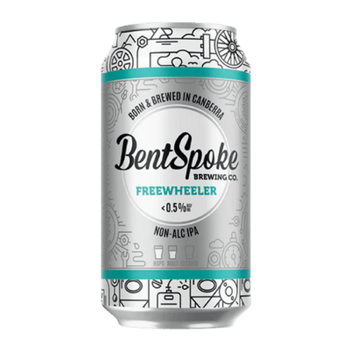 BentSpoke FreeWheeler Non-Alc IPA 375ml Can