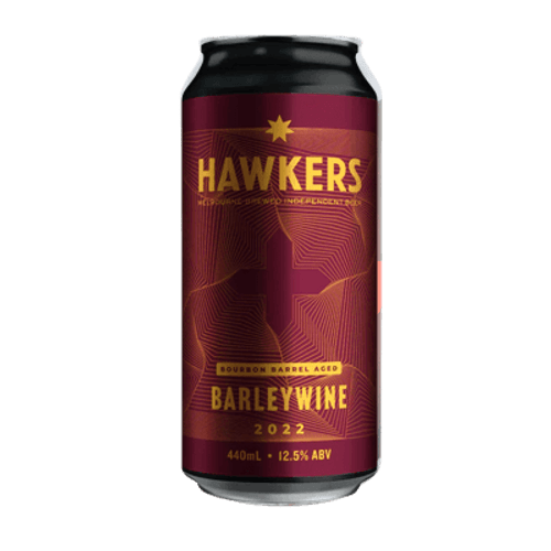 Hawkers Bourbon Barrel Aged Barleywine 2022 440ml Can