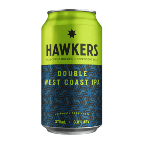 Hawkers Double West Coast IPA 375ml Can