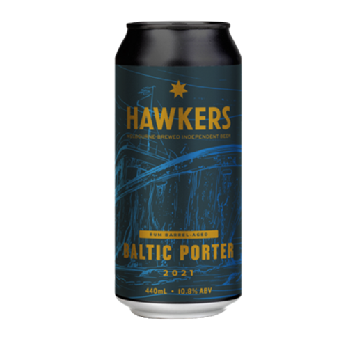 Hawkers Rum Barrel Aged Baltic Imperial Porter 440ml Can