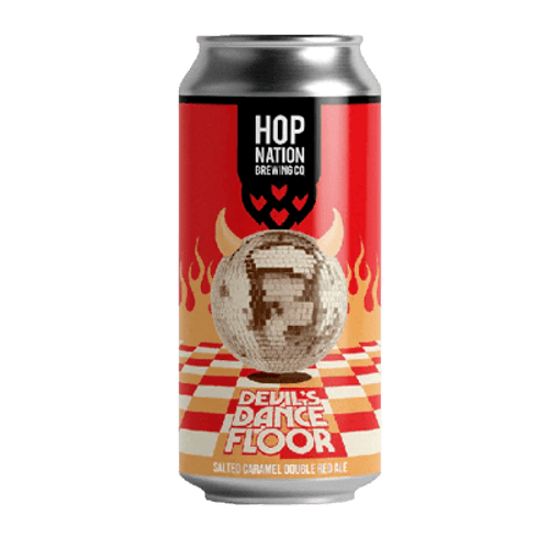 Hop Nation Devil's Dance Floor Salted Caramel Double Red Ale 440ml Can