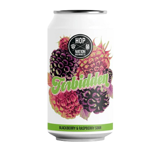 Hop Nation Forbidden Blackberry & Raspberry Sour 375ml Can