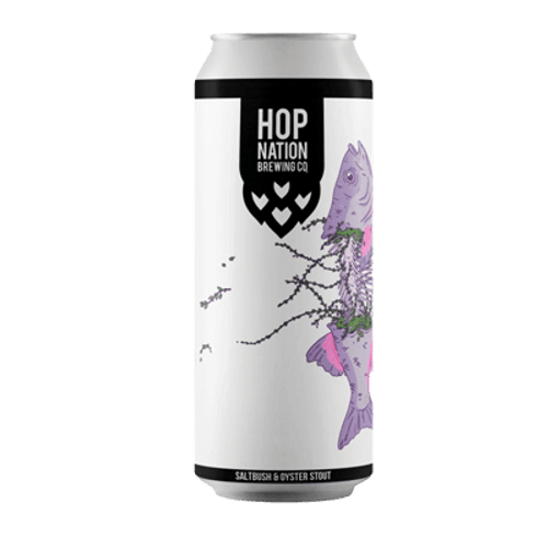 Hop Nation Jawbone Saltbush & Oyster Stout 440ml Can