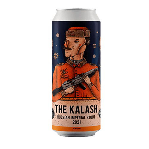 Hop Nation The Kalash 2021 Russian Imperial Stout 440ml Can