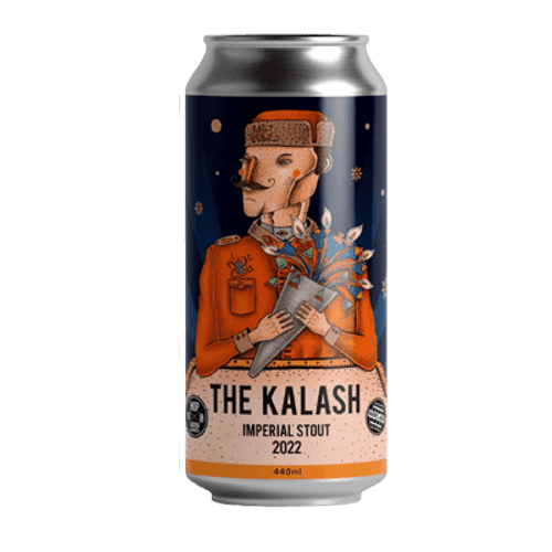 Hop Nation The Kalash 2022 Bourbon Barrel-Aged Imperial Stout 440ml Can