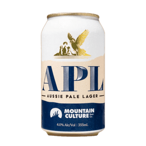 Mountain Culture APL Aussie Pale Lager 355ml Can