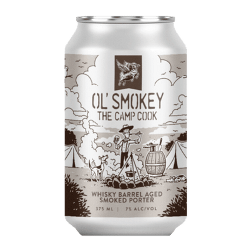 New England Ol' Smokey Whisky BA Smoked Porter